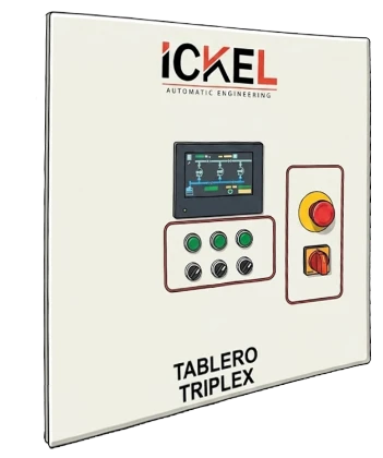 Puerta de tablero de control eléctrico Grupo ICKEL